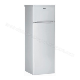Whirlpool WTE2510 W Fridge/freezer combination Manuel utilisateur | Fixfr
