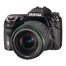 Pentax K-5 II Manuel utilisateur | Fixfr