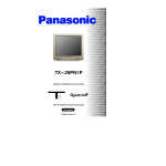 Panasonic TX28PX10FM Operating instrustions