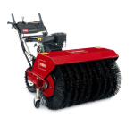 Toro Walk-Behind Rotary Broom Sweeper Manuel utilisateur