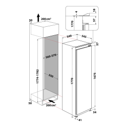 Whirlpool ARG 830/A++ Refrigerator Manuel utilisateur | Fixfr