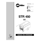 Miller STR 450 Manuel utilisateur
