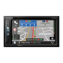 Pioneer AVIC-Z610BT Manuel utilisateur | Fixfr