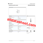 Baumer IFRM 04N35A3/S35L Inductive proximity switch Fiche technique