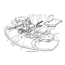 44" Side Discharge Mower, Groundsmaster 120