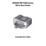 Kodak ESP 9200 Manuel utilisateur