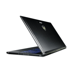 MSI WS60 (Intel Xeon) MOBILE WORKSTATION Manuel du propriétaire | Fixfr