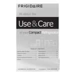 Frigidaire FRT18B6CQ Manuel utilisateur