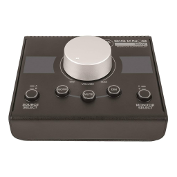 Mackie BIGKNOB Manuel utilisateur | Fixfr