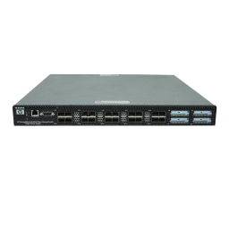 HP STORAGEWORKS FIBRE CHANNEL SWITCHES Manuel utilisateur | Fixfr