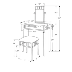 Monarch Specialties I 3092 VANITY SET Manuel utilisateur