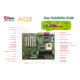 AOpen AK33 Manuel utilisateur | Fixfr