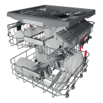 Whirlpool WIO 3T133 PFE Dishwasher Manuel utilisateur