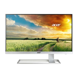Acer S277HK Monitor Manuel utilisateur | Fixfr