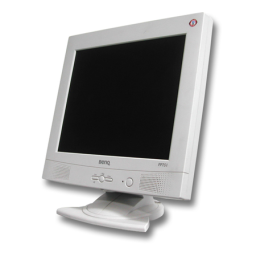 BenQ FP751 Manuel utilisateur | Fixfr
