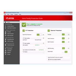 AVIRA Family Protection Suite 2014 Manuel utilisateur | Fixfr