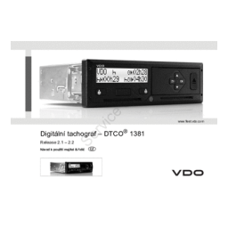 VDO DTCO 2.1-2.2 Manuel utilisateur | Fixfr