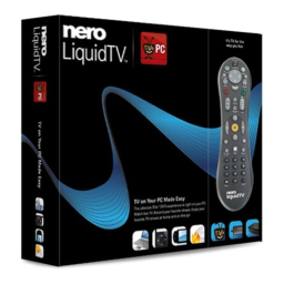 Nero LiquidTV Manuel utilisateur | Fixfr