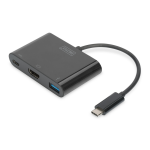 Digitus DA-70855 USB Type-C&trade; HDMI Multiport Adapter, 3-port Manuel du propri&eacute;taire
