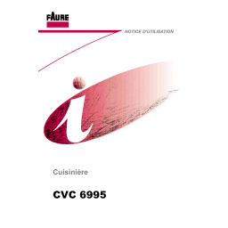 Cuisinière : Manuel d'utilisation + Chat IA & PDF | Fixfr
