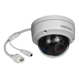 Trendnet TV-IP319PI Indoor / Outdoor 8MP 4K H.265 WDR PoE IR Dome Network Camera Fiche technique | Fixfr