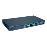 Trendnet TPE-224WS 28-Port 10/100 Mbps Web Smart PoE+ Switch Fiche technique