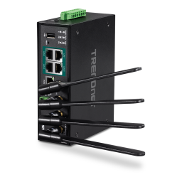 Trendnet TI-WP100 Industrial AC1200 Wireless Gigabit PoE+ Router Fiche technique | Fixfr