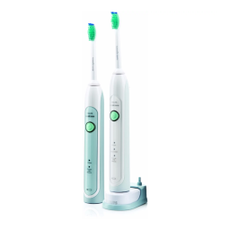 Sonicare HX6711/02 Sonicare HealthyWhite Brosse à dents électrique Manuel utilisateur | Fixfr