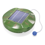 esotec 101875 Schwimmender Solar Teichbel&uuml;fter Floating Air Mode d'emploi