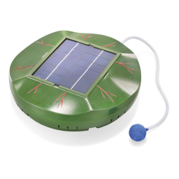 esotec 101875 Schwimmender Solar Teichbelüfter Floating Air Mode d'emploi | Fixfr