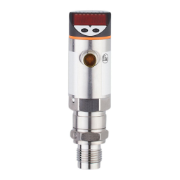 IFM PY2033 Pressure sensor Mode d'emploi | Fixfr