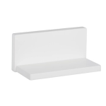 Honey-Can-Do SHF-04375 8.27 in. x 4.53 in. L Shape Wall Shelf White Decorative Shelf Manuel utilisateur