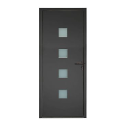 Castorama Porte d'entrée aluminium Ana gris 90 x h.215 cm poussant droit Mode d'emploi | Fixfr