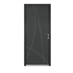 Castorama Porte d'entr&eacute;e aluminium Alicia gris 80 x h.215 cm poussant gauche Manuel utilisateur