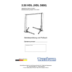 Nussbaum 4.80HSST-4.280HSST 10/03 4-Post lift Mode d'emploi