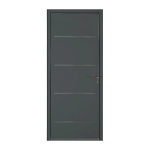 Castorama Porte d'entr&eacute;e aluminium Adelina gris 80 x h.215 cm poussant droit Manuel utilisateur