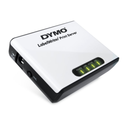 Dymo LabelWriter® Print Server LabelWriter Label Printer Manuel utilisateur | Fixfr