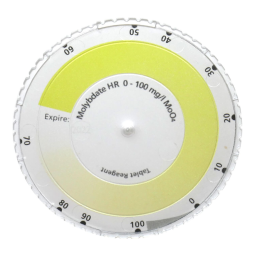 Lovibond Single Method M252 - Molybdate HR PP Manuel utilisateur | Fixfr