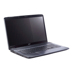 Acer Aspire 7540G Notebook Guide de démarrage rapide | Fixfr