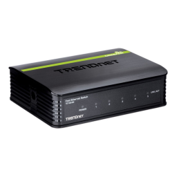 Trendnet TE100-S5 5-Port 10/100 Mbps GREENnet Switch Fiche technique | Fixfr