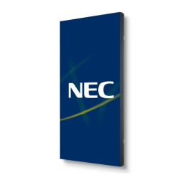 NEC MultiSync UN552S Manuel utilisateur | Fixfr