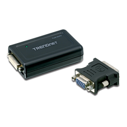 TRENDnet TU2-DVIV Adaptateur USB vers DVI/VGA + IA et PDF | Fixfr
