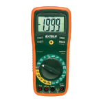 Extech Instruments EX411A 8 Function True RMS Professional MultiMeter Manuel utilisateur