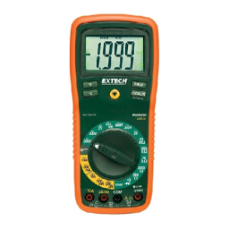 Extech Instruments EX411A 8 Function True RMS Professional MultiMeter Manuel utilisateur | Fixfr