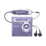 Sony MZ-G750 Manuel du propri&eacute;taire