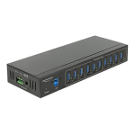 DeLOCK 63919 External Industry Hub 10 x USB 3.0 Type-A Fiche technique