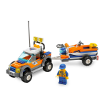 Lego 7737 Coast Guard 4WD &amp; Jet Scooter Manuel utilisateur