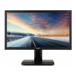 Acer VA220HQ Monitor Manuel utilisateur | Fixfr