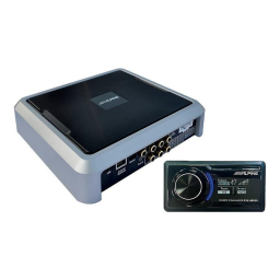 Alpine PXE-0850S Advanced Wireless Digital Signal Processor Manuel du propriétaire | Fixfr
