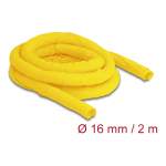 DeLOCK 20869 Woven Sleeve self-closing heat-resistant 2 m x 16 mm yellow Fiche technique